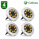 Luzes Solares para Jardim com 8 LEDs À prova d'água IP65 - PROMOÇÃO DIA DOS PAIS 🔥