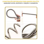 WaterInox™ – Mangueira Expansível em Aço Inox Ultra Resistente com Alta Pressão de 15 Metros
