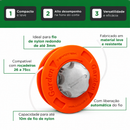Carretel Automático para Cortador de Grama Universal + BRINDE HOJE: 10 Metros de Fio reserva