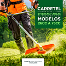 Carretel Automático para Cortador de Grama Universal + BRINDE HOJE: 10 Metros de Fio reserva