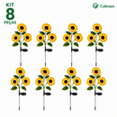 Luminária Solar de Girassol para Jardim com LEDs À Prova D'água IP65 - POR TEMPO LIMITADO🔥