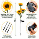 Luminária Solar de Girassol para Jardim com LEDs À Prova D'água IP65 - POR TEMPO LIMITADO🔥