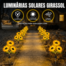 Luminária Solar de Girassol para Jardim com LEDs À Prova D'água IP65 - POR TEMPO LIMITADO🔥